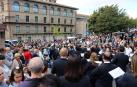 Fotos del recorrido de los gigantes por el Casco Antiguo de Pamplona en el último día de San Fermín Txikito 2022.