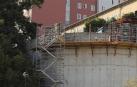 Espacio donde se habilitará el futuro ascensor
