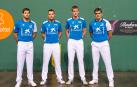 Zabaleta, Jaka, Mariezkurrena II y Ezkurdia, el pasado 15 de septiembre en el Navarra Arena