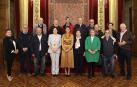 María Chivite y Carmen Maeztu, junto a representantes del Consejo Navarro de Personas Mayores
