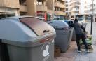 Imagen de uno de los contenedores de residuos orgánicos de la Mancomunidad de la Ribera.