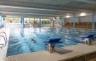 Una imagen tomada esta semana en la piscina cubierta de Anaitasuna. En este club no se exige reserva previa de calles