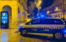 Un coche de la Policía Municipal de Pamplon