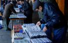 Feria de numismática en la Plaza del Castillo
