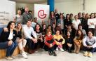 Foto de grupo de participantes en la jornada de la Red de Información Juvenil de Navarra