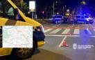 El todoterreno ha chocado contra las patrullas que intentaban cerrarle el paso en la avenida del Ejército