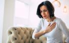 Una mujer sufre un infarto