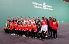 Presentación de la selección española de pelota en el Navarra Arena