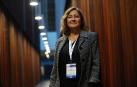 La doctora Pilar Cebollero Rivas, en Baluarte, en el 30 Congreso de la Sociedad Española del Sueño