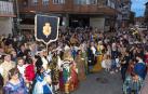 Instante de la recreación del recibimiento de Corella a los Reyes Felipe V y María Luisa de Saboya conmemorado este sábado en la ciudad.