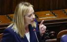 Giorgia Meloni, este martes en la Cámara de Diputados