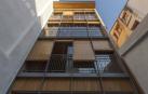 Edificio de madera de la calle Descalzos de Pamplona construido por Construcciones DGC