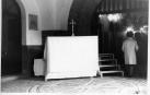 Un altar junto a la entrada del cementerio de Pamplona para celebrar misas fue la novedad de la festividad de Todos los Santos hace 50 años