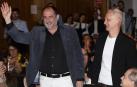 Los actores Karra Elejalde (izda.) e Ivan Barnev (dcha.), tras conocer la concesión del premio al Mejor Actor, ex aequo