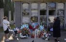 Fotos del día de Todos los Santos en el cementerio de Pamplona.