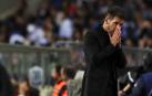 Diego Simeone, durante el partido de este martes