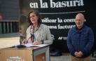 La consejera Itziar Gómez, durante su acto contra el desperdicio alimentario.