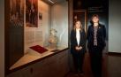 Susana Irigaray, directora del Servicio de Museos del Gobierno de Navarra, y Carmen Jiménez, directora del Museo Cerralbo de Madrid