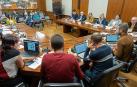 Un momento de la sesión plenaria celebrada este jueves por la tarde en el Ayuntamiento de Estella