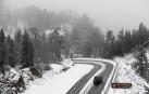 Nieve, este viernes 4 de noviembre, en Belagua.