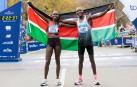 Los kenianos Sharon Lokedi y Evans Chebet reinan en la maratón de Nueva York