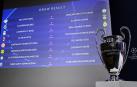 Emparejamientos del sorteo de la Champions League en el que al Real Madrid le ha tocado enfrentarse al Liverpool