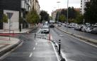 Aspecto de este nuevo tramo del futuro carril bici
