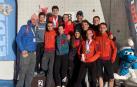 La selección navarra, con el técnico Jabi Berasaluze, en Cáceres
