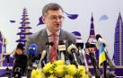 El ministro de Exteriores de Ucrania, Dmytro Kuleba, en la cumbre de la Asociación de Naciones del Sudeste Asiático (ASEAN)