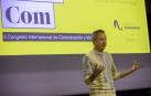 El chef Sergio Torres, copropietario de Cocina Hermanos Torres, durante su ponencia en el congreso #WineCom