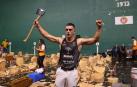 Iker Vicente Iker Vicente revalida el título de campeón navarro de aizkora