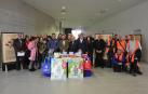 Representantes institucionales, municipales y personal voluntario en la presentación de la Semana Europea de la Prevención en Tafall