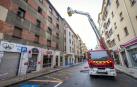 Fotos del incendio en un edificio de Paulino Caballero de Pamplona.