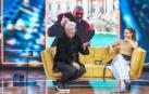 Antonio Canales y Raquel Sánchez Silva, en el plató de 'La gran confusión'