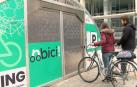 Un aparcamiento de bicicletas
