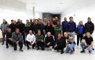 Parte del grupo de voluntariado se reunió en Tafalla para participar en la segunda asamblea