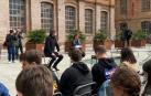La alcaldesa Ada Colau, durante un acto en el campus de Comunicación de la Universitat Pompeu Fabra