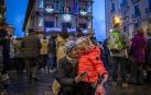 Fotos del encendido de las luces de Navidad en Pamplona