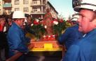 Procesión de Santa Bárbara en Potasas en 1997