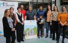 Integrantes de Hiru Hamabi, en la presentación del último material de sensibilización que han elaborado