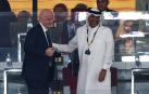 Infantino saluda al primer ministro de Catar