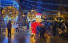 reno navideño instalado en la Plaza del Castillo