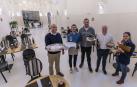 El equipo de cocina del restaurante La Capilla, en el salón preparado para una cena de empresa