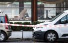 Forenses de los carabinieri analizan la escena del crimen tras el tiroteo en un bar de Roma