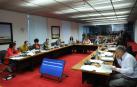 Portavoces de los grupos parlamentarios, ayer, en la Comisión de Economía y Hacienda.