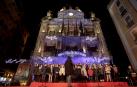 Imagen del acto de inicio de la Navidad en Pamplona, el año pasado