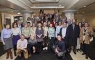 Médicos jubilados en 2022 durante el acto de homenaje en el Colegio de Médicos