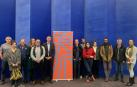 El director general de Cultura, Ignacio Apezteguía, con responsables y participantes en el Programa Landarte