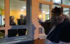 Visita de los Reyes Magos a la residencia de Sangüesa en 2021