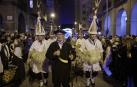 Desfile del Olentzero por las calles de Pamplona.